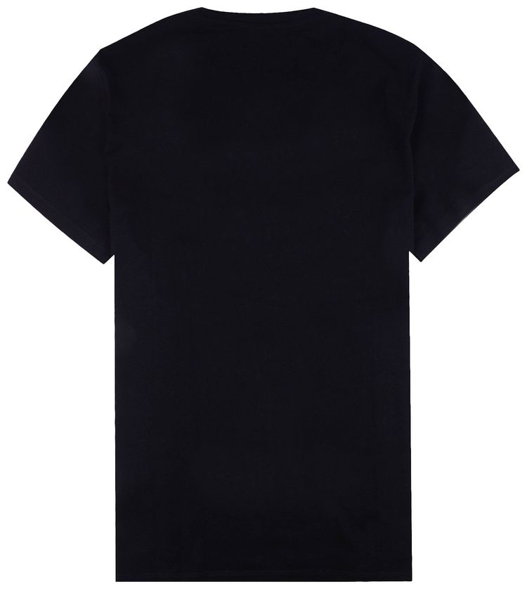Balmain Printed T Shirt Black