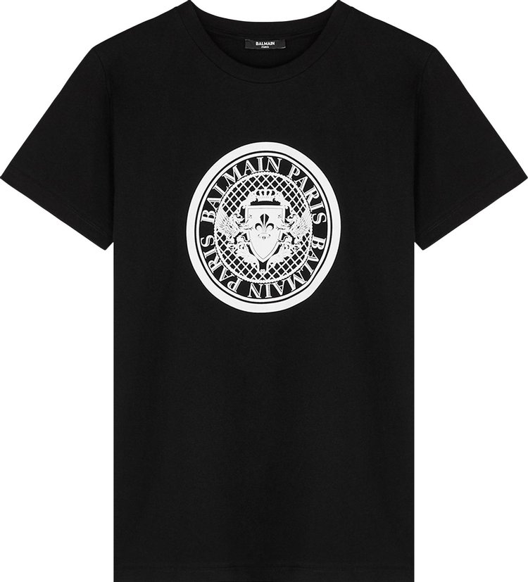 Balmain Medallion Print T-Shirt 'Black'