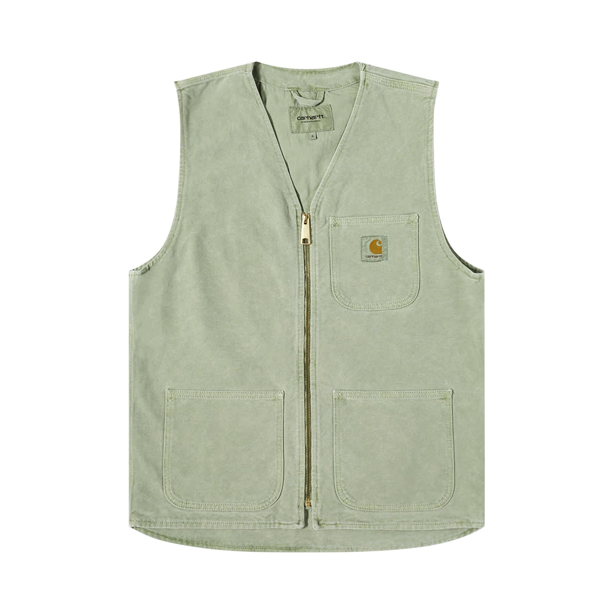 Green carhartt vest on sale