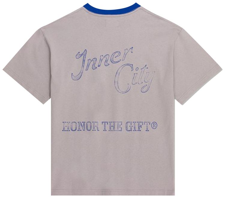 Honor The Gift Neighborhood Pocket T Shirt Grey