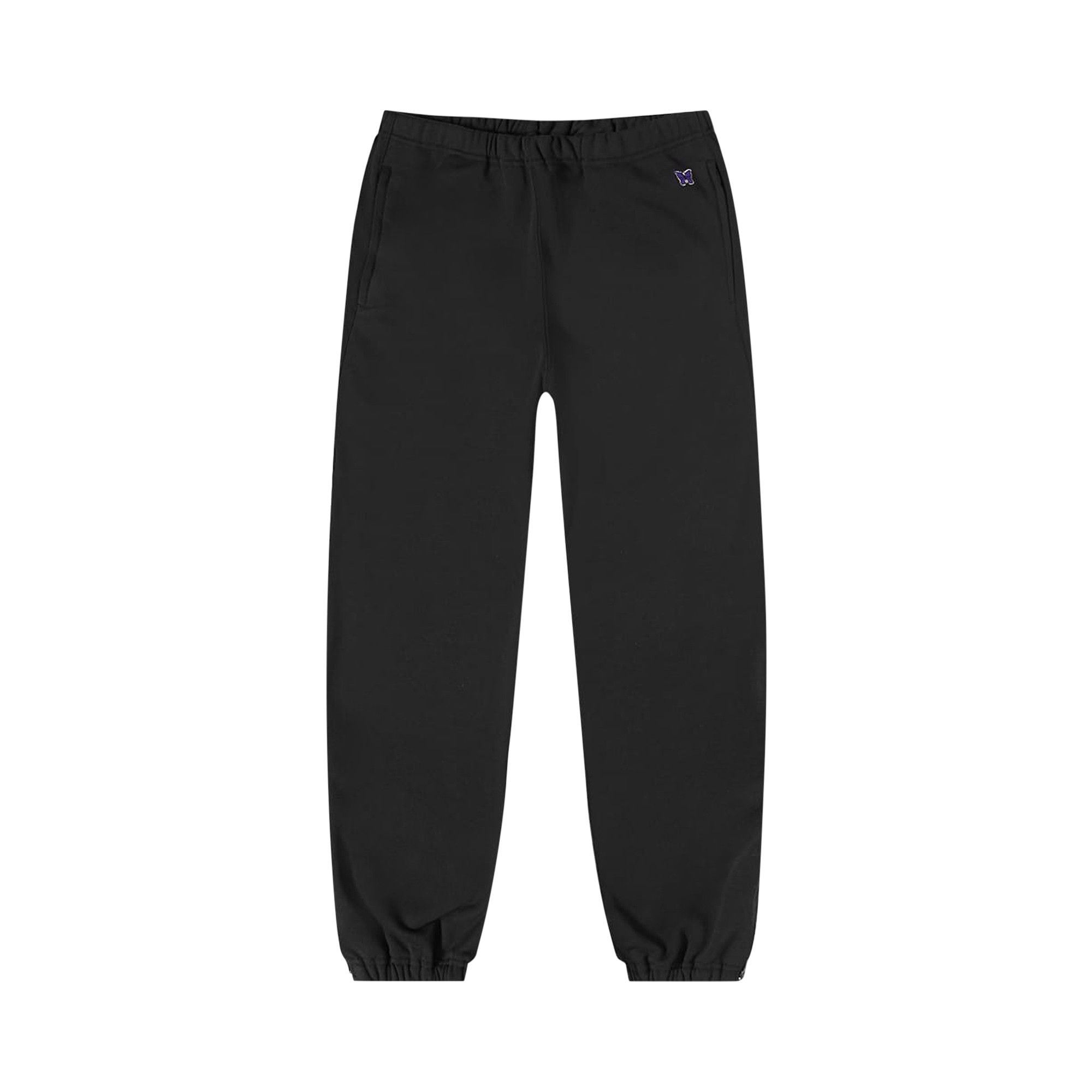Buy Needles Zipped Sweatpants 'Black' - KP231 BLAC | GOAT