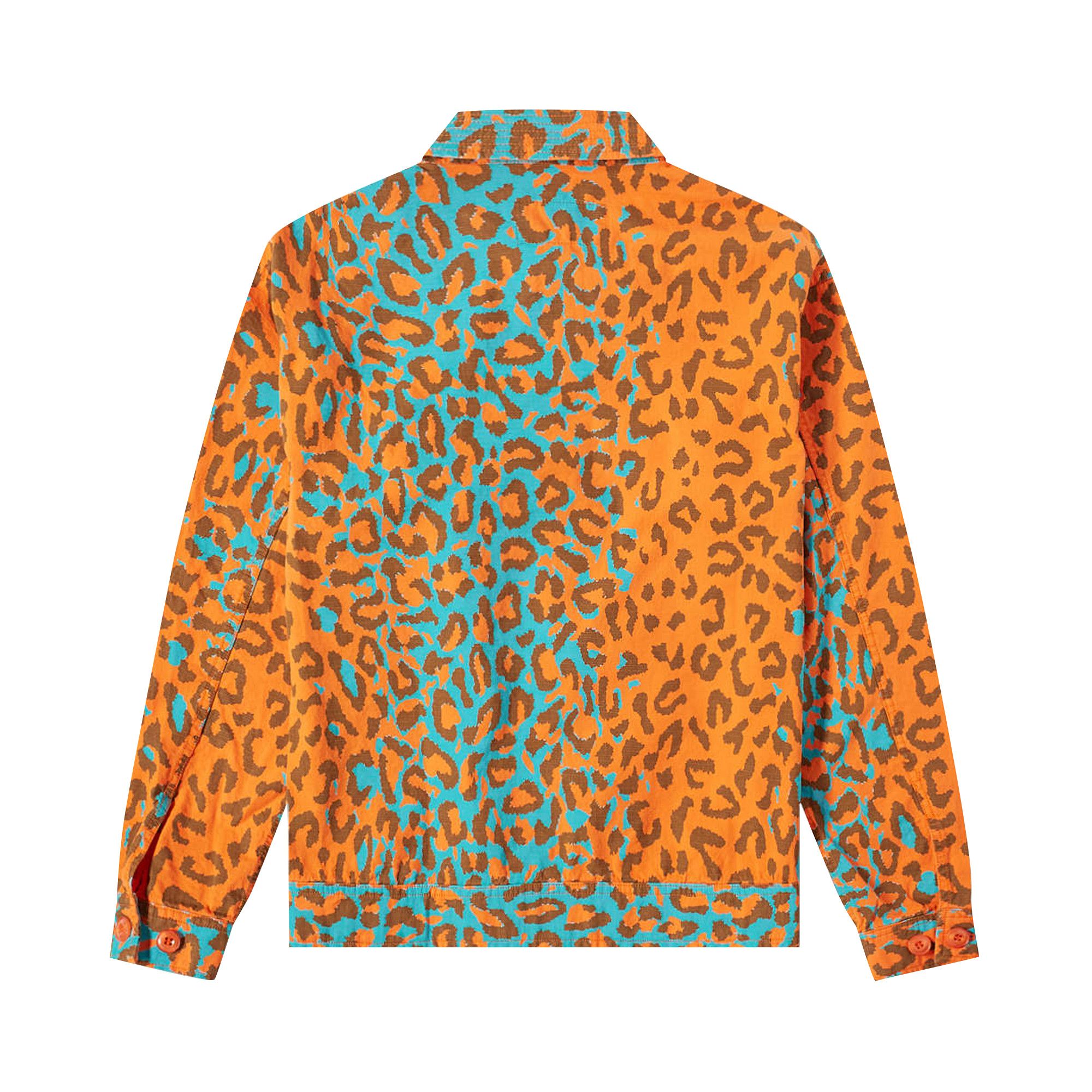 Buy Awake NY Cargo Collard Military Jacket 'Leopard' - AWK SP22 OW001 LEOP  | GOAT UK