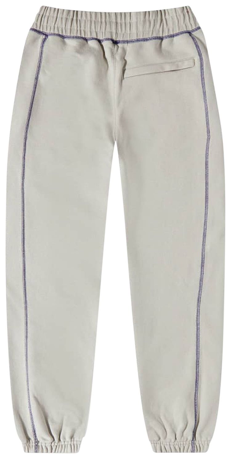 Awake NY Contrast Stitch Script Logo Sweatpant Cream