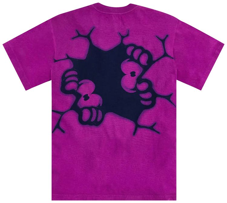 Awake NY Pothole T Shirt Magenta