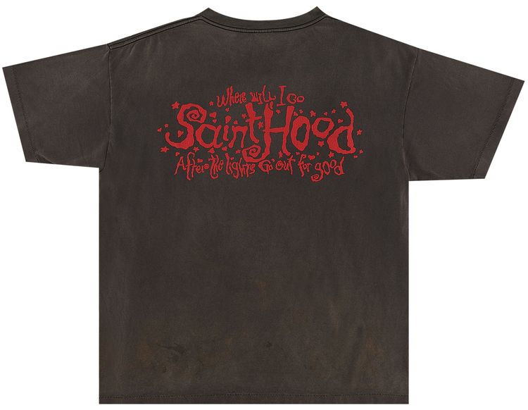 SAINT Mxxxxxx Saint Hood T Shirt Black