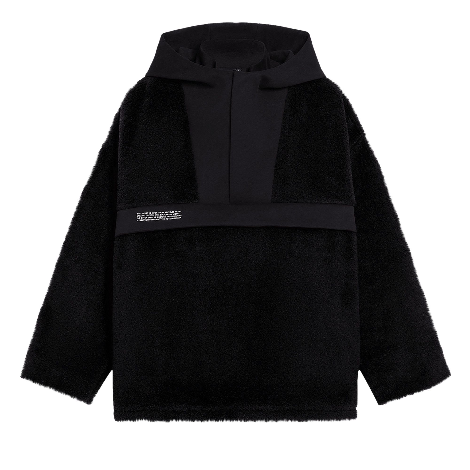 Buy Cav Empt Conservation Half Zip Jacket Black CES22JK03 BLAC