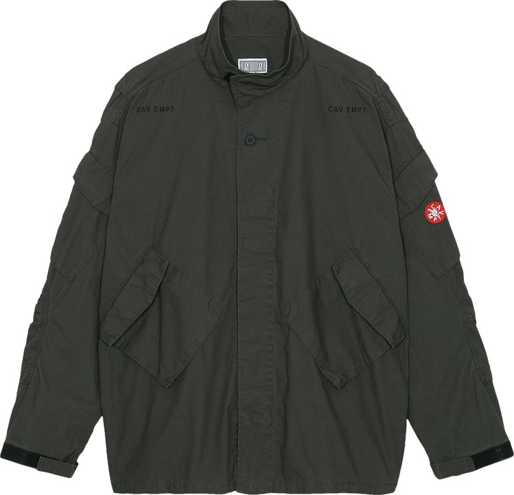 Buy Cav Empt Stand Collar BDU Jacket 'Charcoal' - CES22JK14 CHAR | GOAT