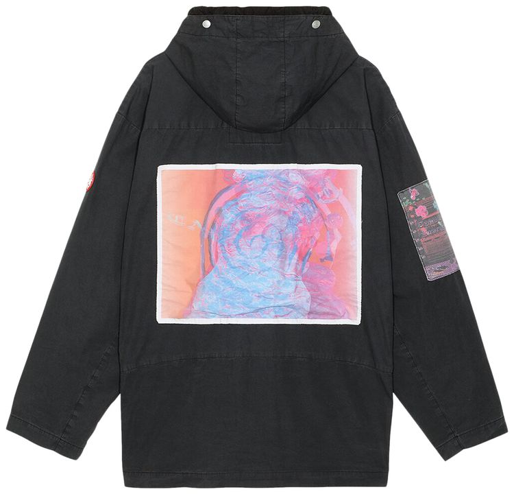 Cav Empt Double Hood Anorak Black