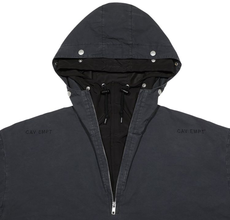 Cav Empt Double Hood Anorak Black