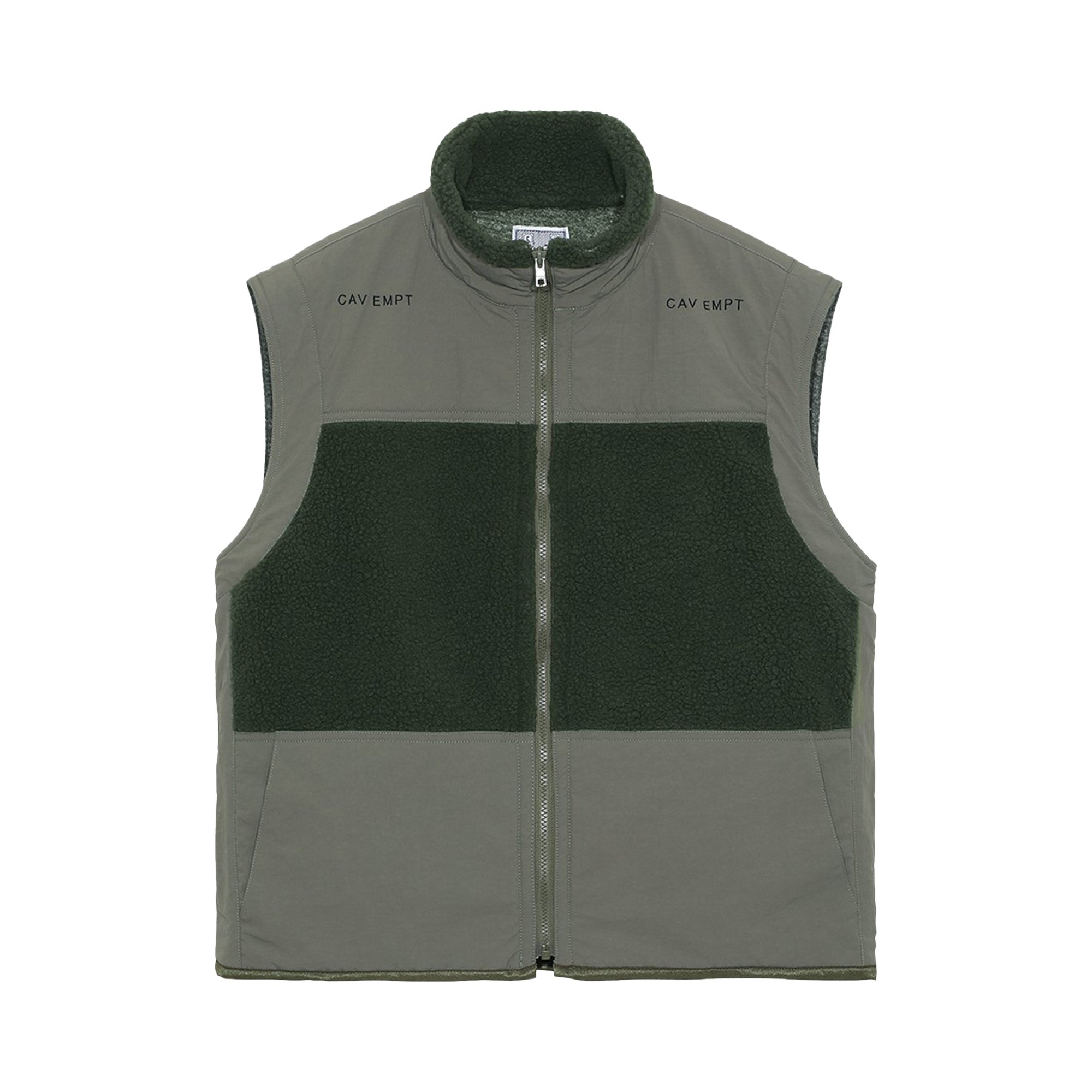 cavempt 22aw boa fleece vest-