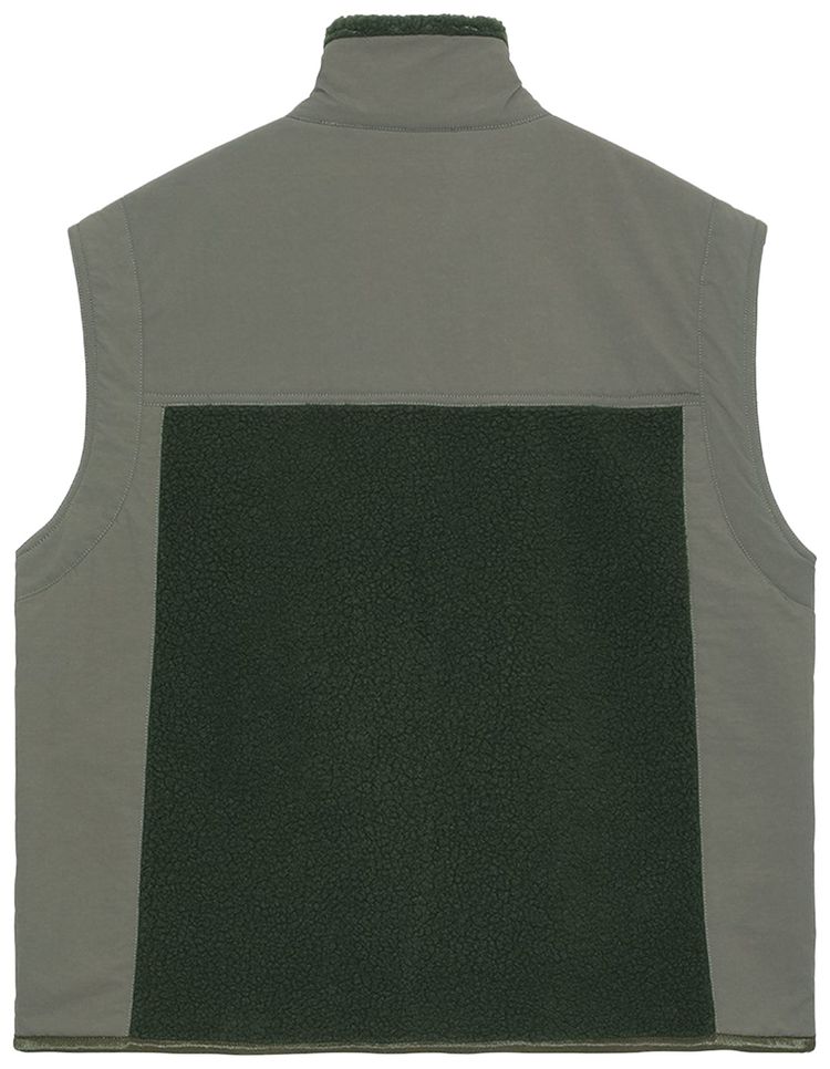 Cav Empt Boa Fleece Vest Green