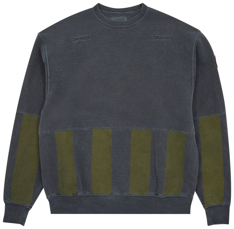 Cav Empt Overdye Crewneck Charcoal