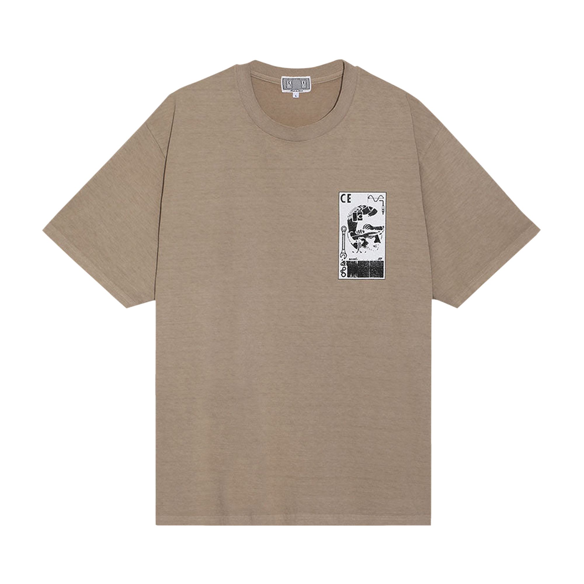 Size xxl Cav Empt Overdye MD Purple Cloud T-Shirt 'Beige'