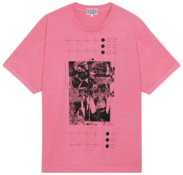 Cav Empt Overdye KL Viper Sand Tracks T Shirt Pink