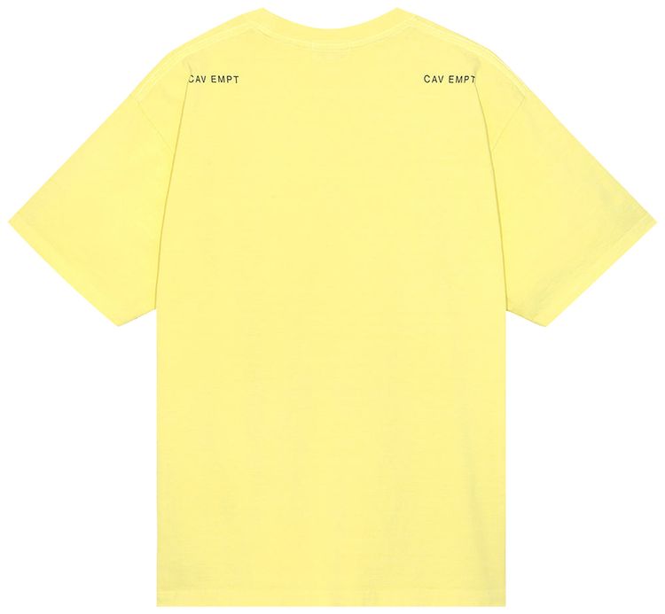 Cav Empt Overdye KL MFG T Shirt Yellow