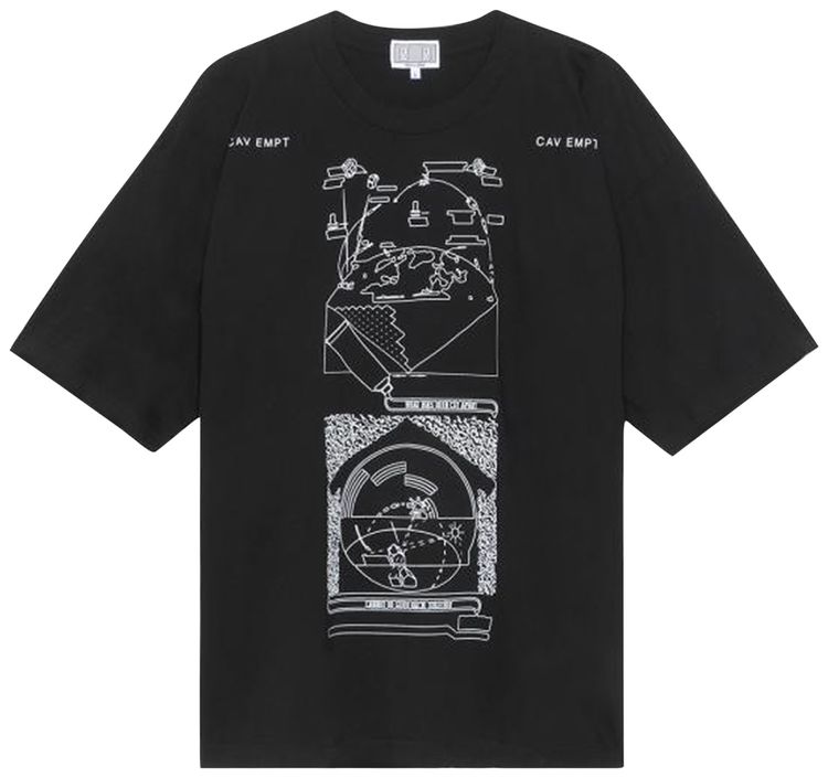 Cav Empt MD Mixedmeta4 Big T Shirt Black