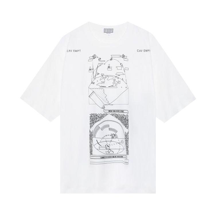 Cav Empt MD Mixedmeta4 Big T Shirt White