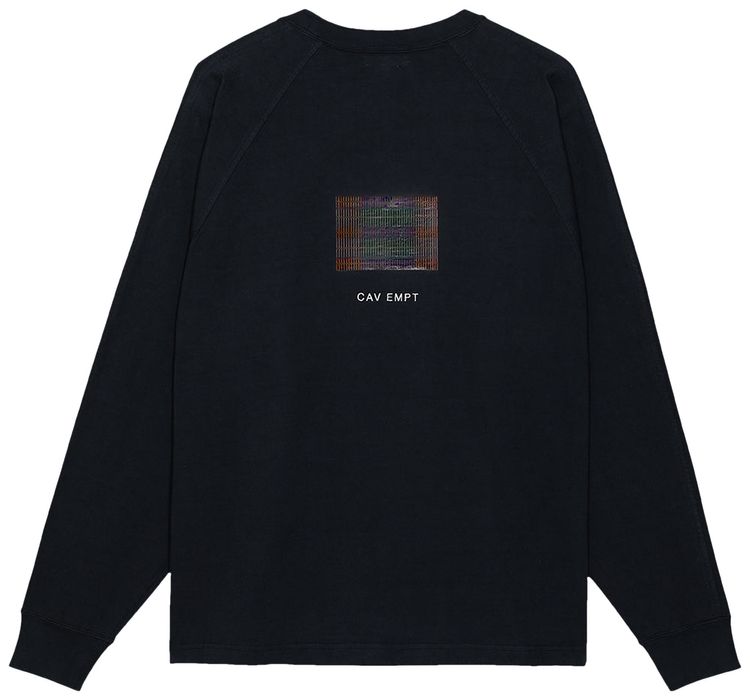Cav Empt Overdye Raglan Heavy Long Sleeve T Shirt Black