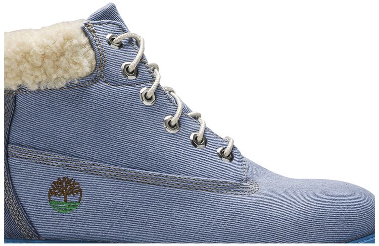 Just Don x Timberland 6 Inch Fabric Boot Junior Blue