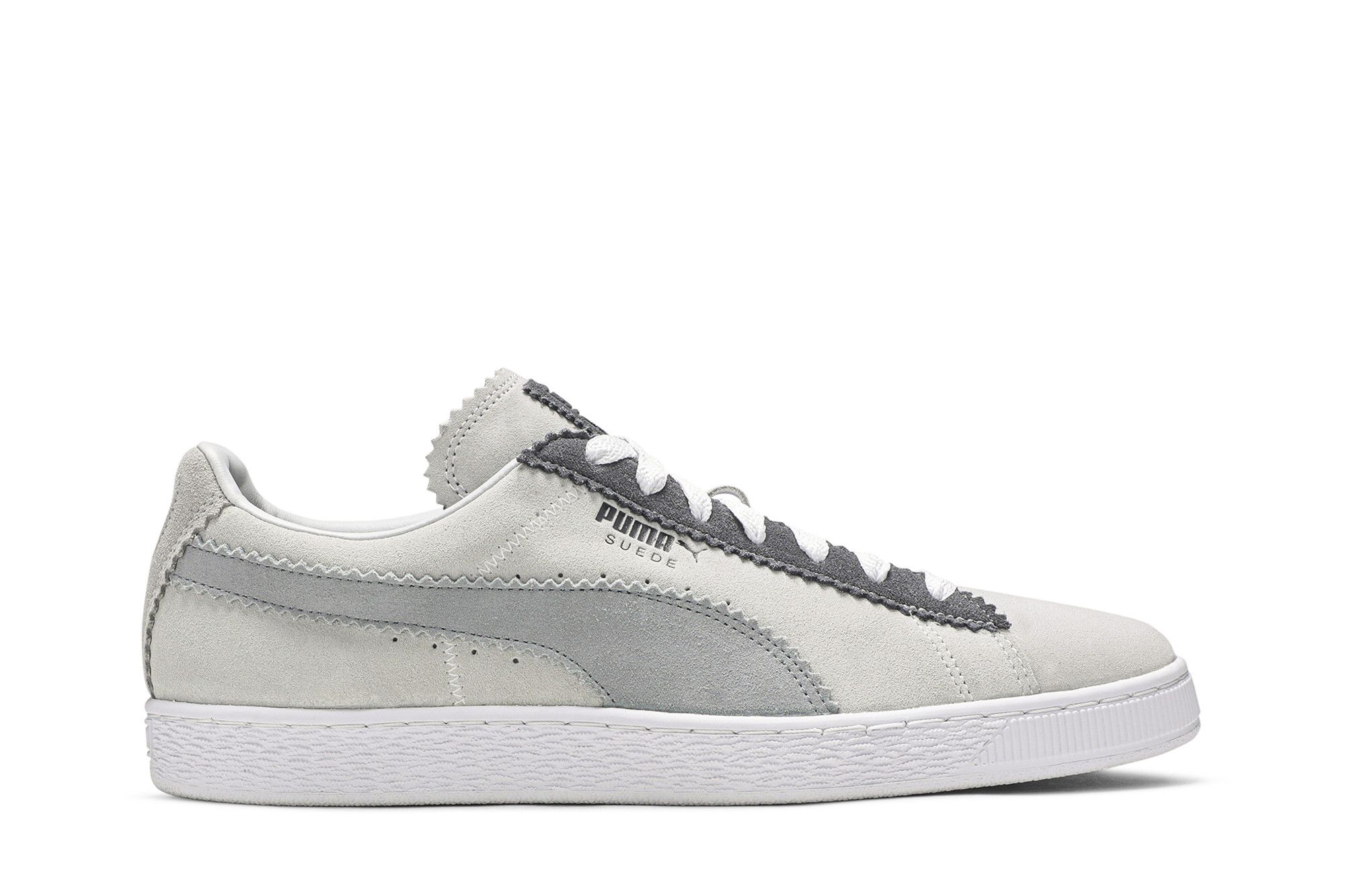 Buy Michael Lau x Suede Classic White Grey 366313 01 GOAT UK