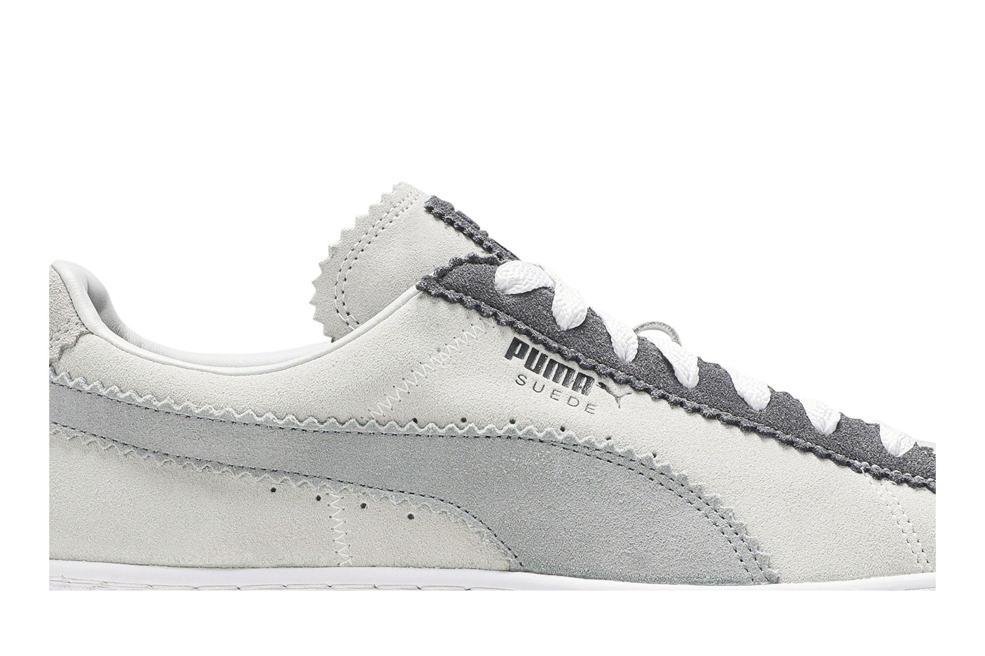 Buy Michael Lau x Suede Classic White Grey 366313 01 GOAT
