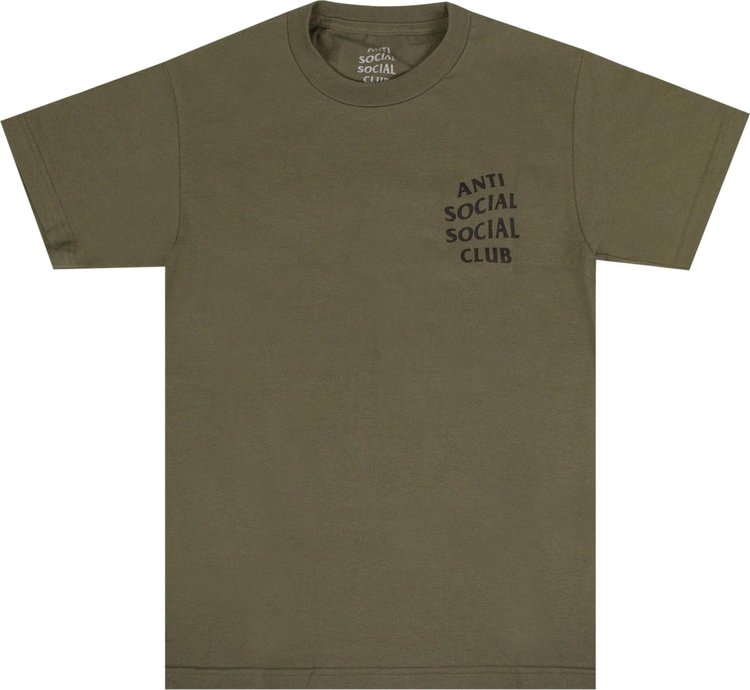 Anti Social Social Club ASSC Logo Short-Sleeve T-Shirt 'Army Green'