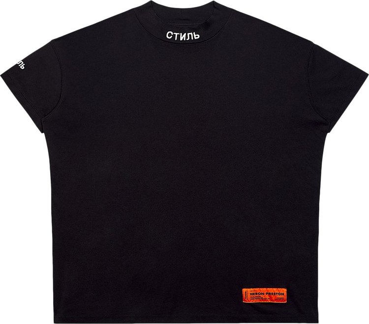 Heron Preston T-Shirt Short-Sleeve Mock Ctnmb 'Black'