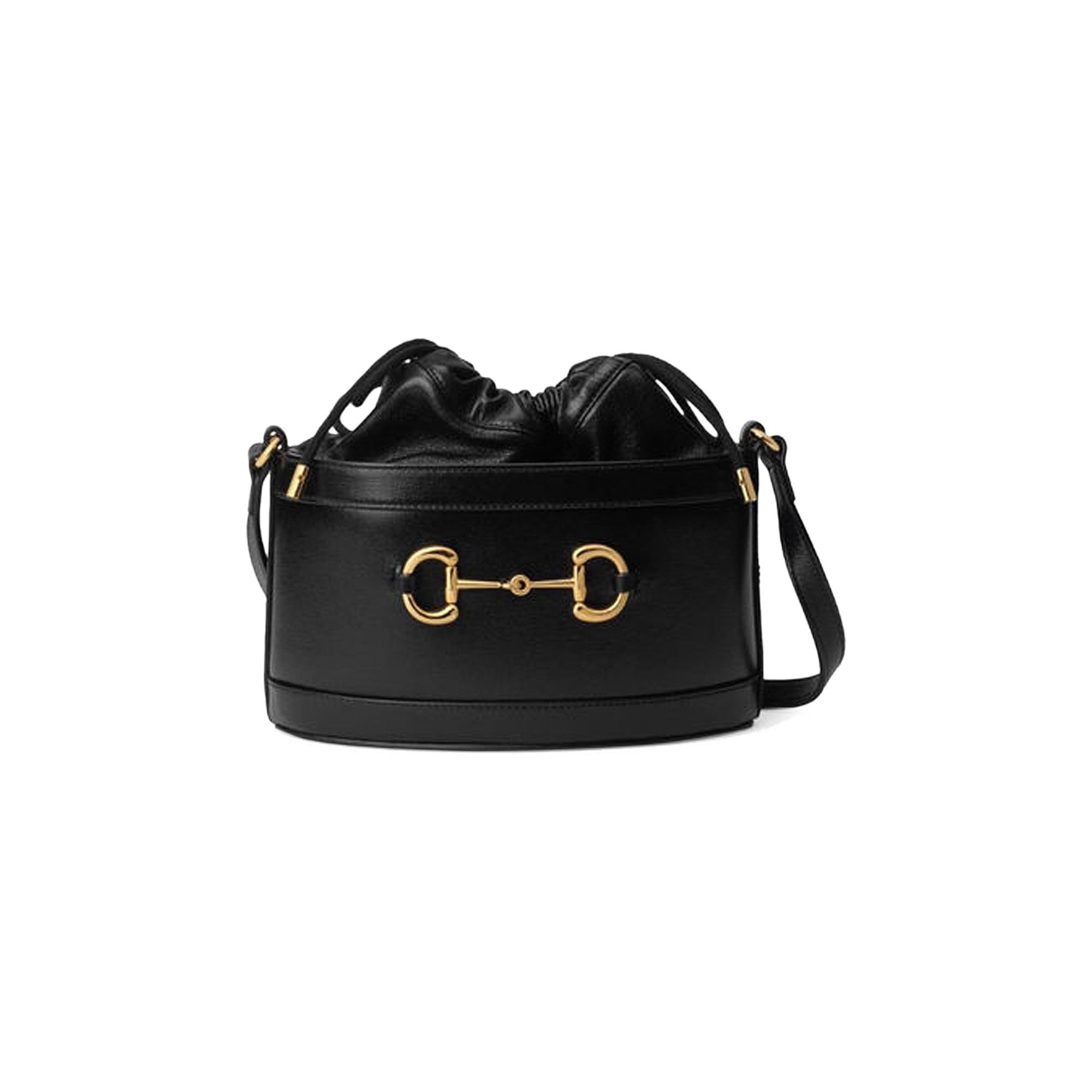 Buy Gucci Horsebit 1955 Drawstring Bucket Bag Black 602118 1DBLG 1000 GOAT CA
