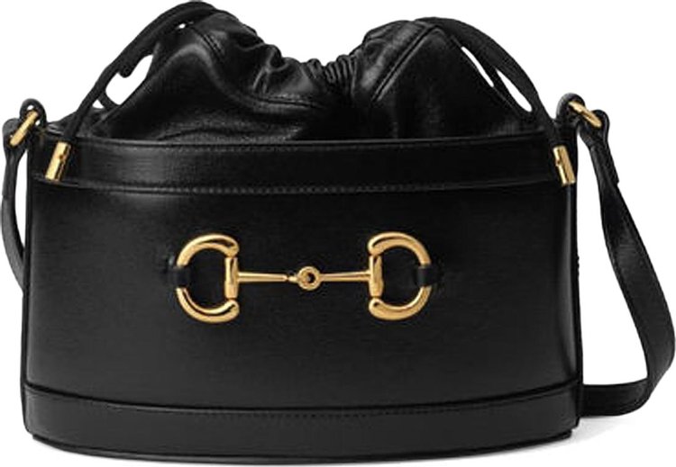 Buy Gucci Horsebit 1955 Drawstring Bucket Bag 'Black' - 602118 1DBLG ...