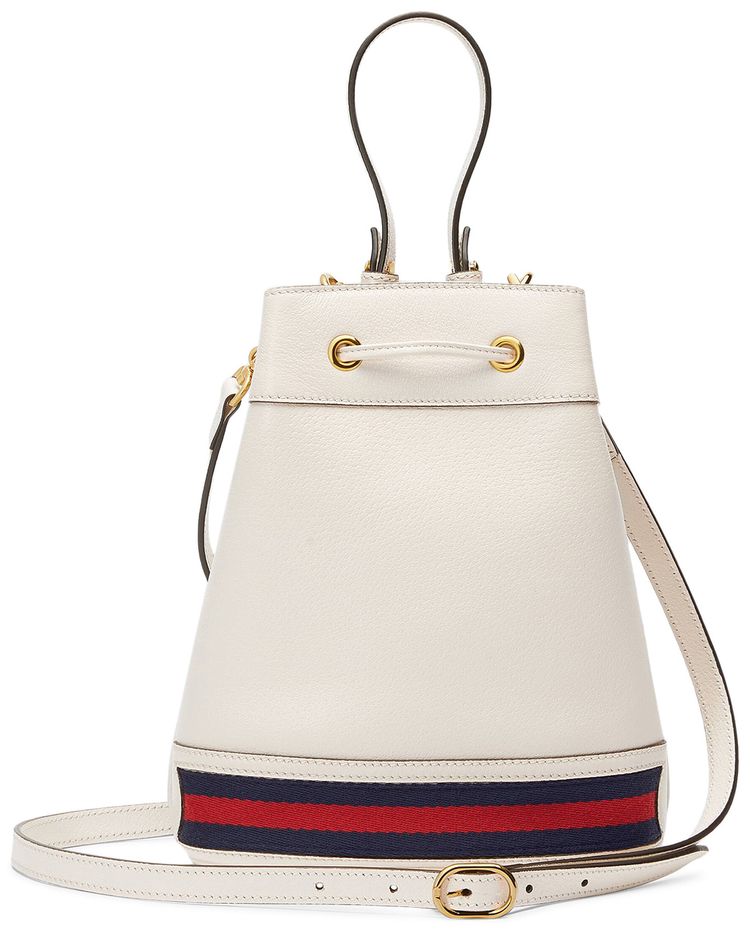 Gucci Ophidia Small Bucket Bag White