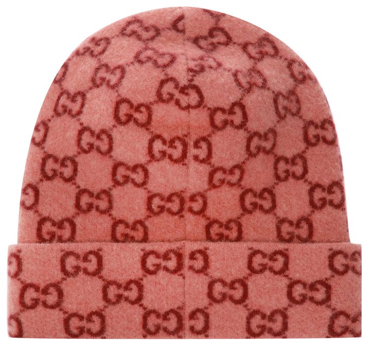 Gucci Patterned Beanie Pink