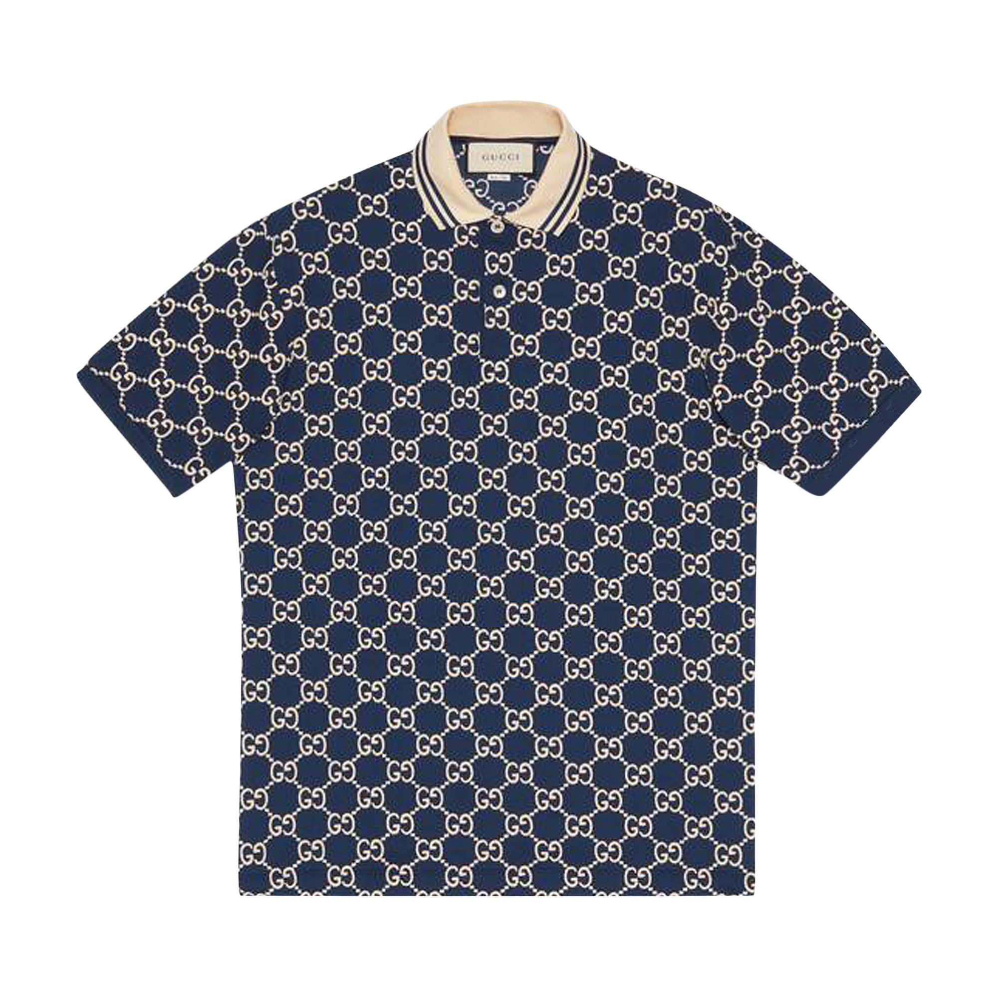 Buy Gucci Short-Sleeve Polo 'Dark Blue' - 598956 XJB0U 4115 | GOAT