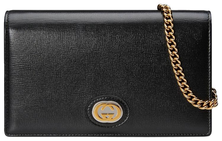 Gucci Marina Chain Wallet Black