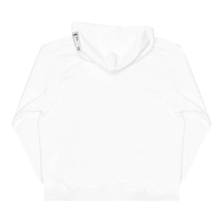 Vetements White Logo Hoodie White