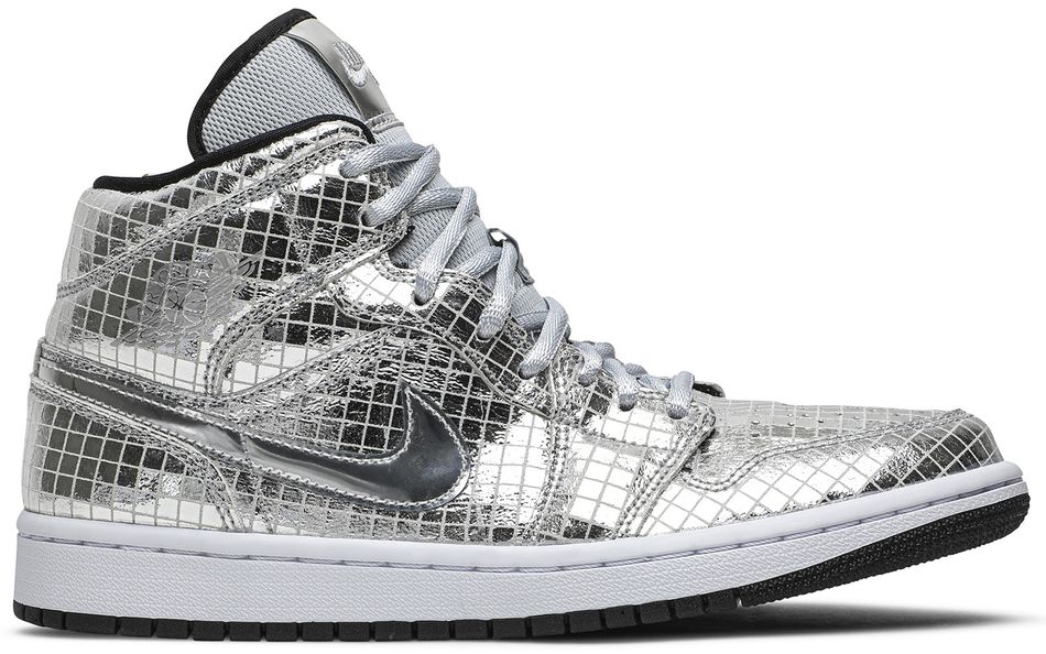 women air jordan 1 mid disco ball