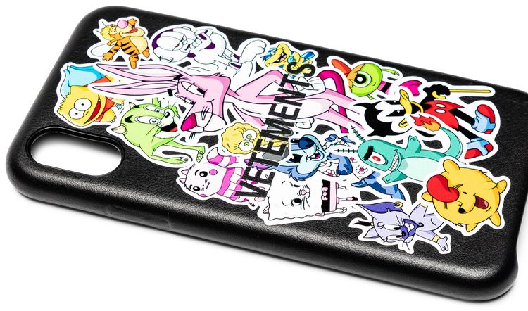 Vetements Monsters Stickers iPhone XS Case Black
