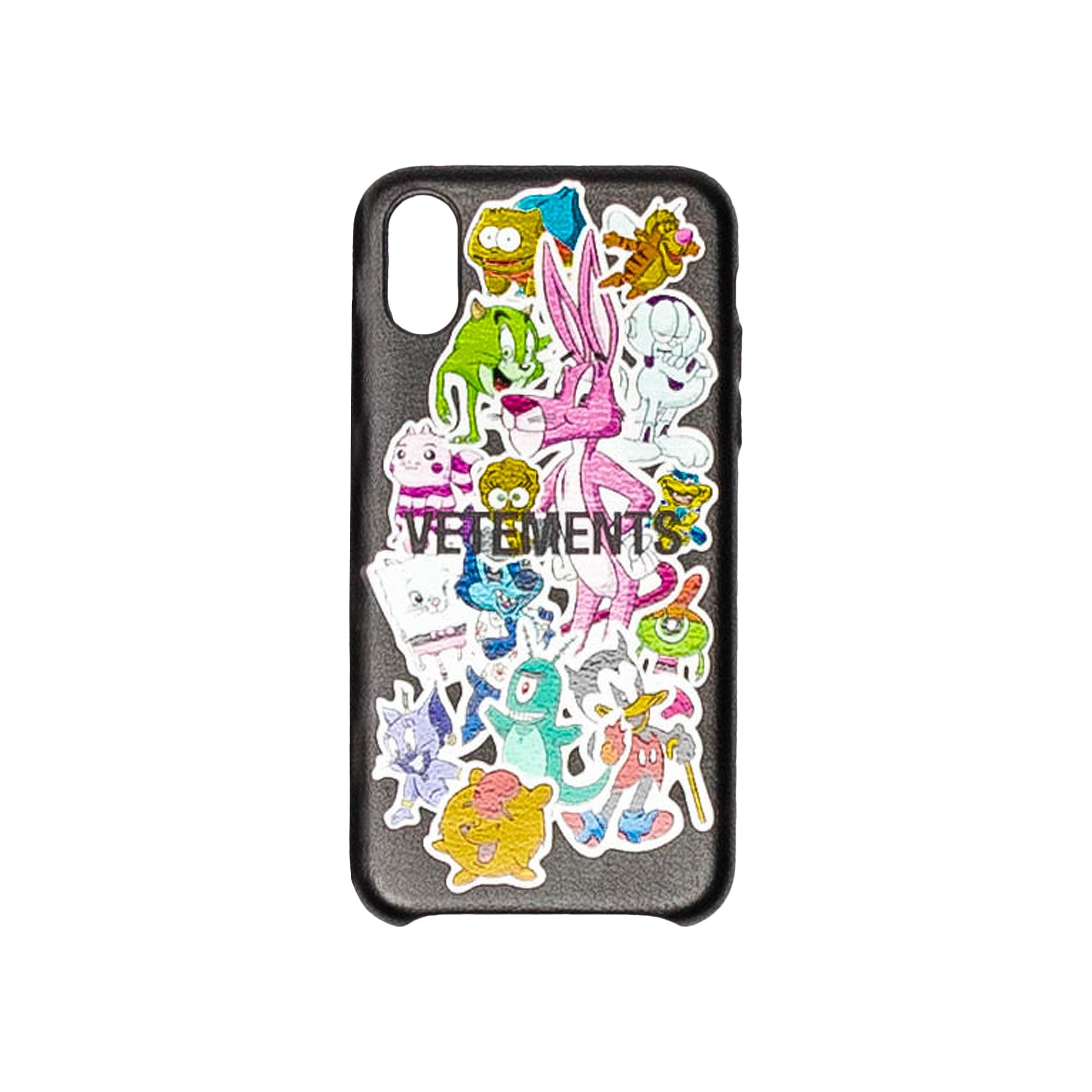 Buy Vetements Monsters Stickers iPhone XS Case 'Black' - SS20SA005