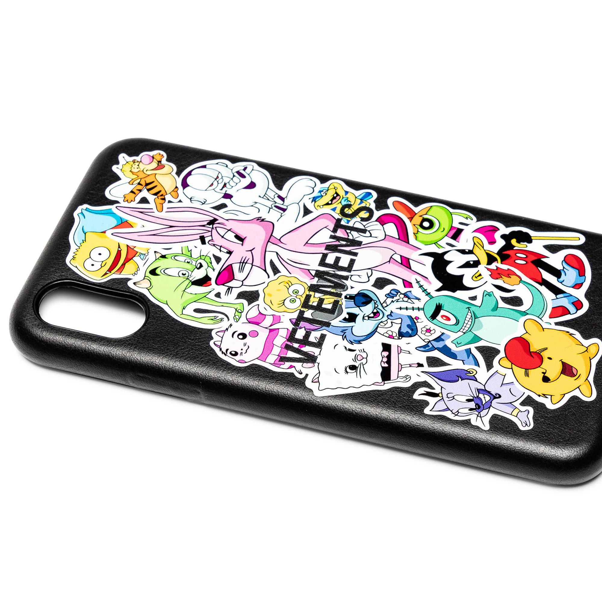【新品☆未使用】VETEMENTS iPhone XS MAXケース Buy Vetements Monsters Stickers iPhone XS Max Case 'Black