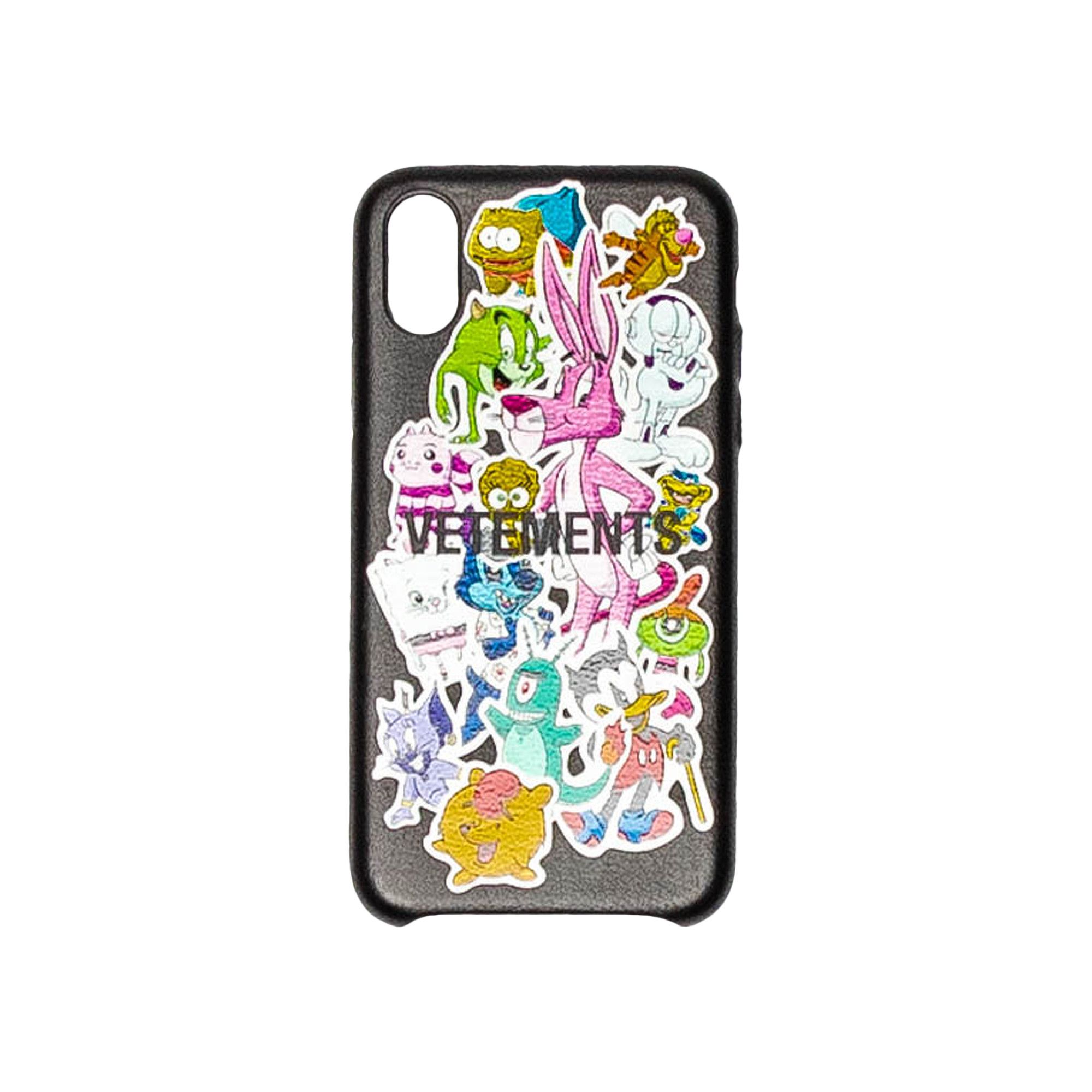 Buy Vetements Monsters Stickers iPhone XS Max Case Black