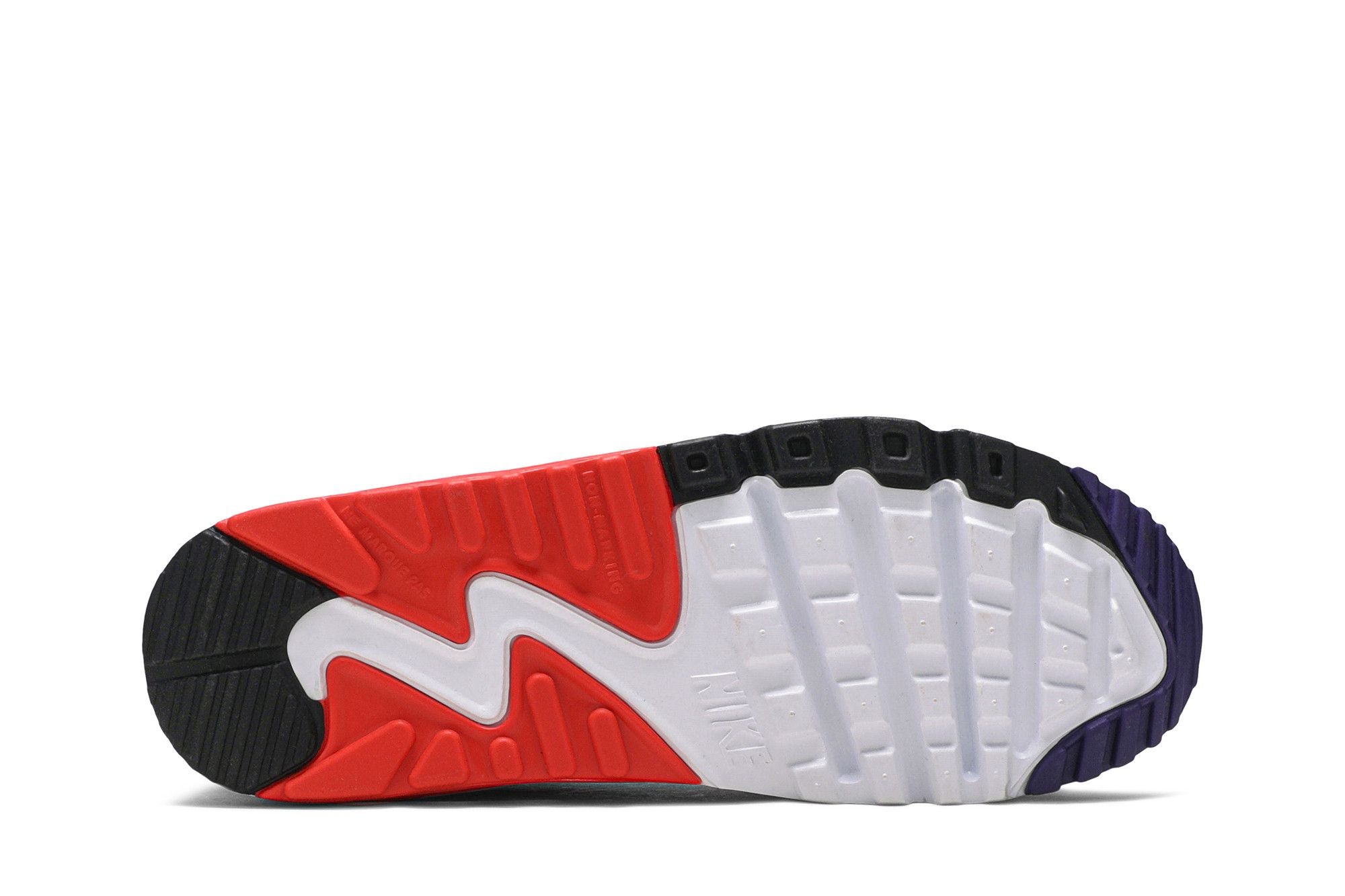 Buy Air Max 90 Leather GS 'White Bright Crimson' - 833412