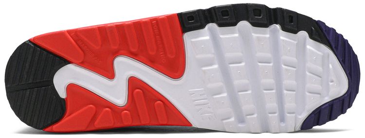 Nike Air Max 90 Leather GS White Bright Crimson