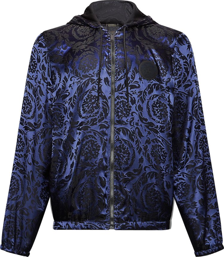 Versace Barocco Print Gym Jacket 'Blue'