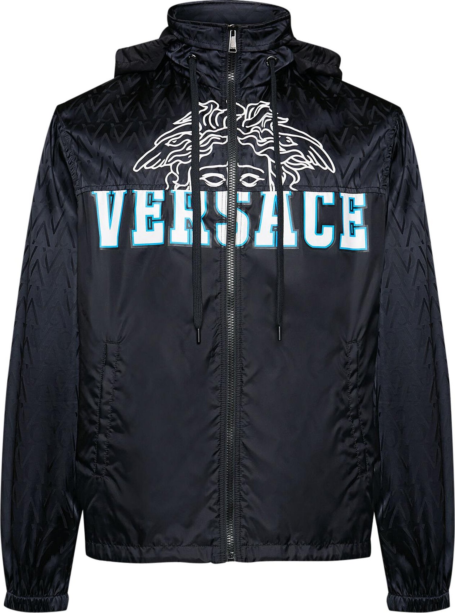 Buy Versace Medusa Logo Hooded Jacket 'Black' - A84360 A232567 A4008 | GOAT