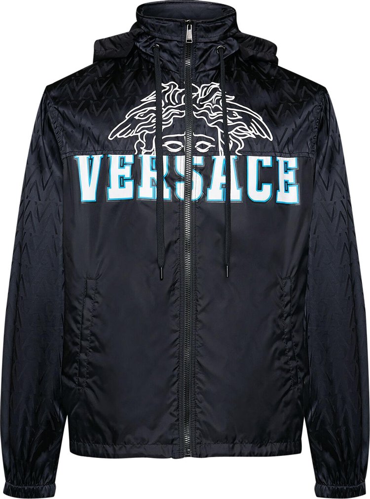 Versace Medusa Logo Hooded Jacket 'Black'
