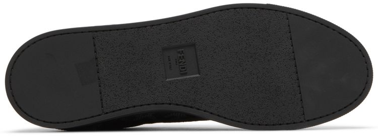 Fendi FF Motif Lace Up Low Black