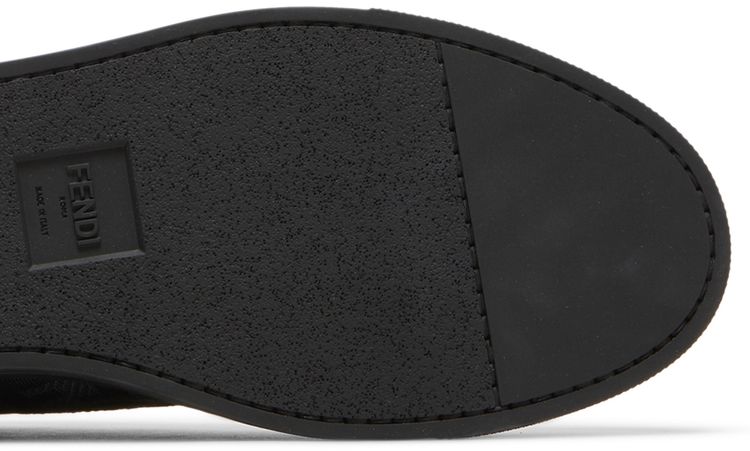 Fendi FF Motif Lace Up Low Black