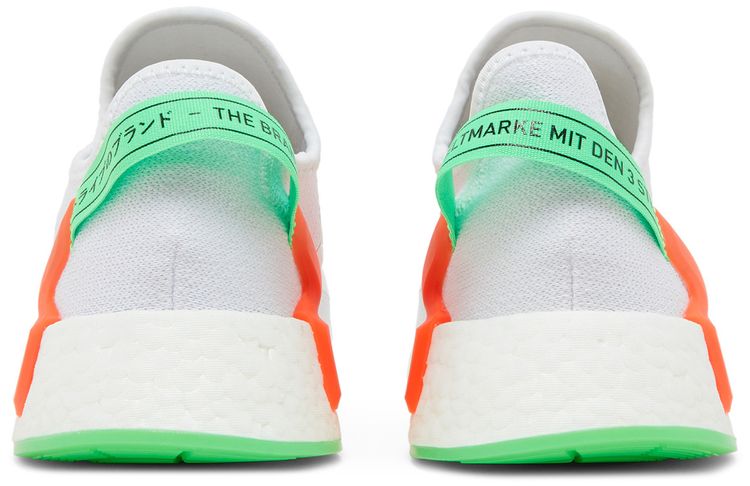 Adidas NMD R1 V2 Glow In The Dark   White Sonic Ink