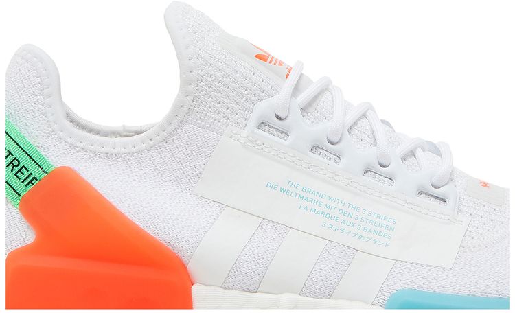 Adidas NMD R1 V2 Glow In The Dark   White Sonic Ink