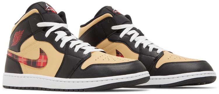 Air Jordan 1 Mid SE Tartan Swoosh