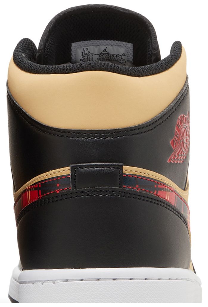 Air Jordan 1 Mid SE Tartan Swoosh